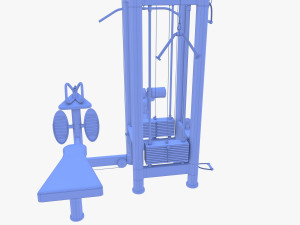 4 Multi station jungle machine v1 3D Модель