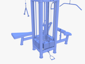 4 Multi station jungle machine v1 3D Модель