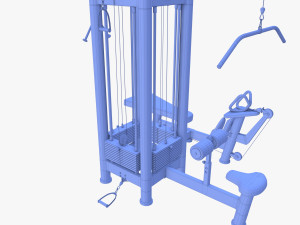 4 Multi station jungle machine v1 3D Модель