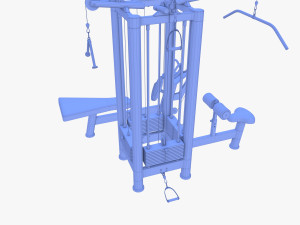4 Multi station jungle machine v1 3D Модель