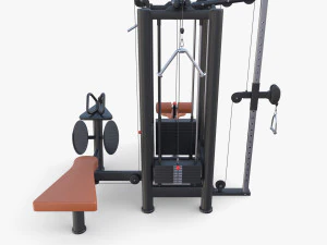 4 Multi station jungle machine v2 3D Model