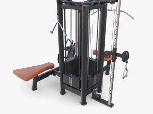 4 Multi station jungle machine v2 3D Model