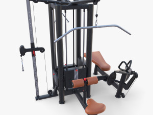 4 Multi station jungle machine v2 3D Модель