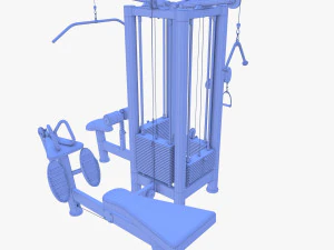 4 Multi station jungle machine v2 3D Model