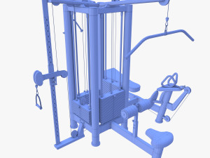 4 Multi station jungle machine v2 3D Модель