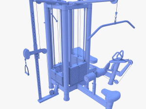 4 Multi station jungle machine v2 3D Model