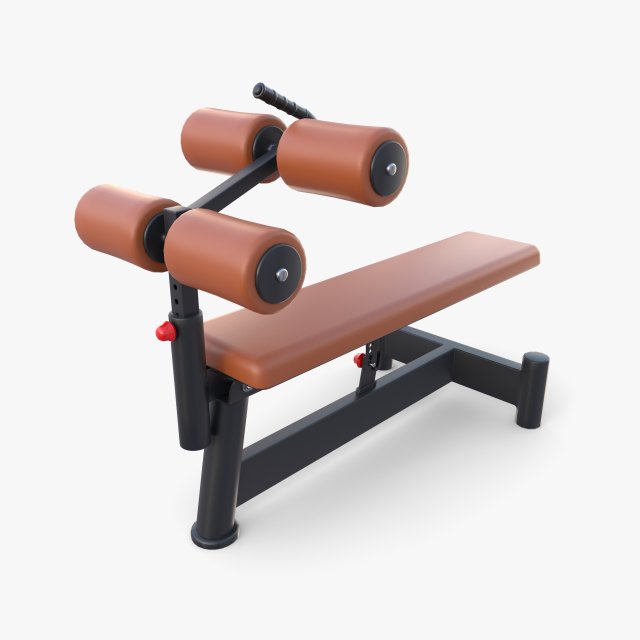 Adjustable crunch bench Modèle 3D .c4d .max .obj .3ds .fbx .stl .blend 
