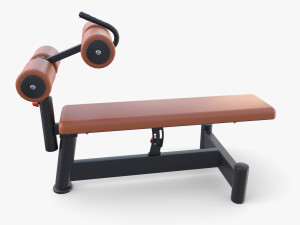 Adjustable crunch bench Modèle 3D