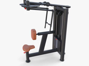 Back swing machine 3D Model