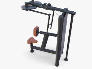 Back swing machine 3D Model