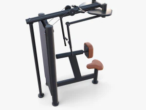 Back swing machine 3D Model