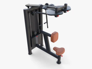 Back swing machine 3D Model