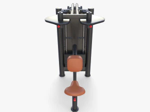 Back swing machine 3D Model