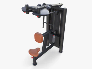 Back swing machine 3D Model