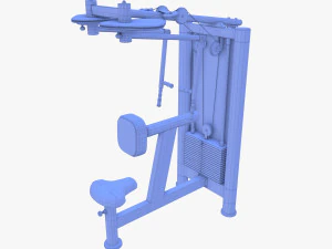 Back swing machine 3D Model