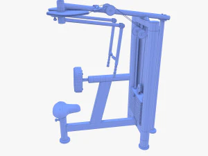 Back swing machine 3D Model