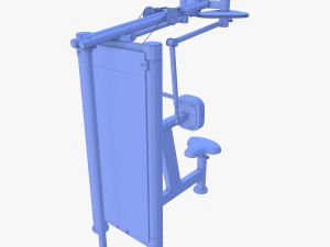Back swing machine Modèle 3D