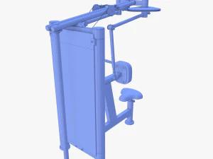 Back swing machine 3D Model