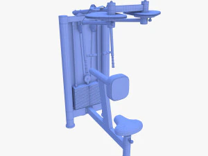 Back swing machine 3D Model
