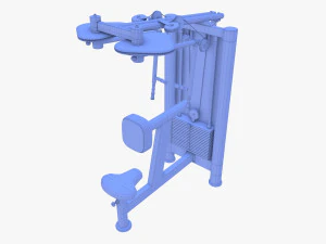 Back swing machine 3D Model