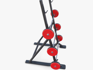 Barbell rack 3D Model