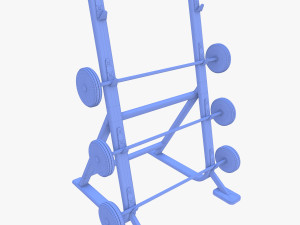 Barbell rack 3D Model