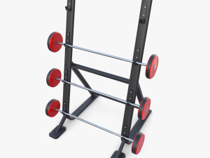 Barbell rack 3D Model