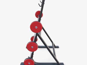 Barbell rack 3D Model