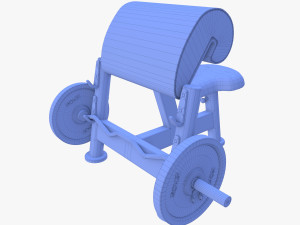 Curl bench 3D Model