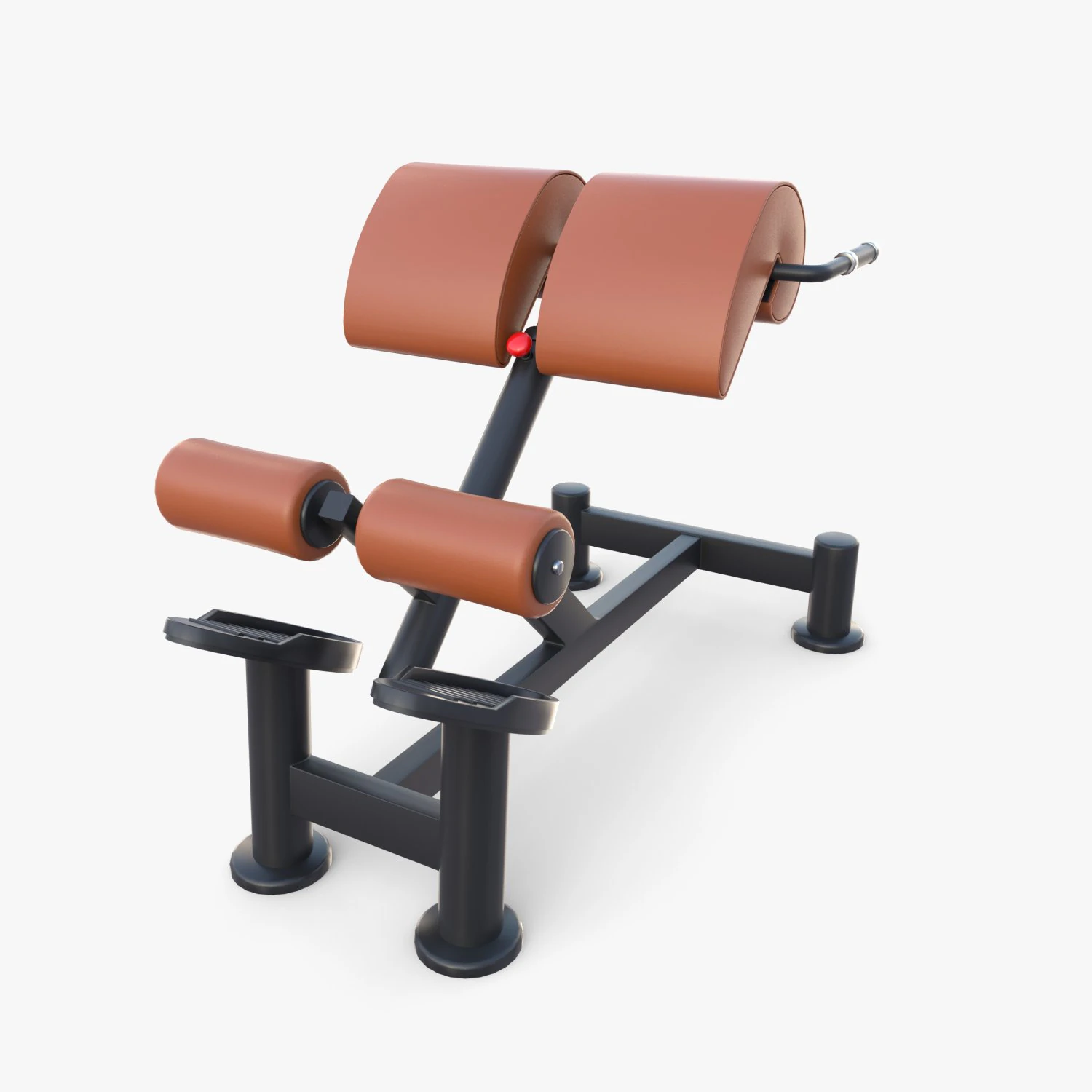 Hyperextension bench 3D Model .c4d .max .obj .3ds .fbx .stl .blend 