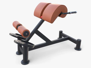 Hyperextension bench 3D Model