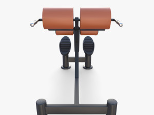 Hyperextension bench 3D Model