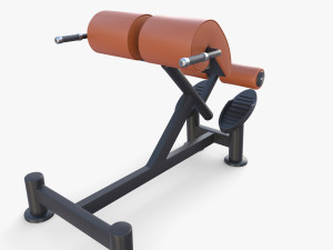 Hyperextension bench 3D Model