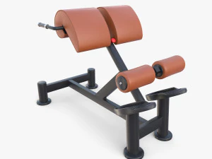 Hyperextension bench 3D Model