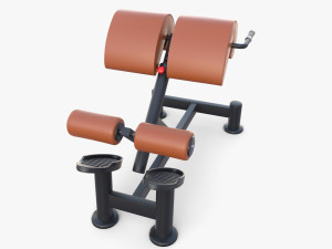 Hyperextension bench 3D Model