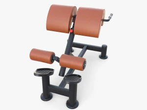 Hyperextension bench 3D Model