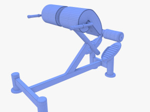 Hyperextension bench 3D Model