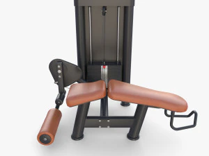 Leg curl machine 3D Model