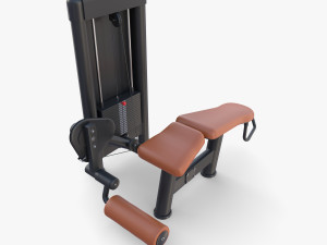 Leg curl machine 3D Model