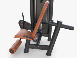 Leg extension machine 3D Model