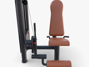 Leg extension machine 3D Model