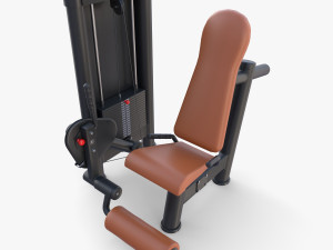 Leg extension machine 3D Model