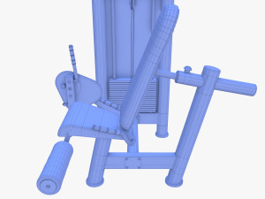 Leg extension machine 3D Model