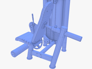 Leg extension machine 3D Model