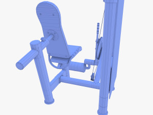 Leg extension machine 3D Model