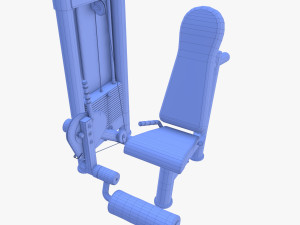 Leg extension machine 3D Model