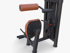 Lower back machine 3D Model