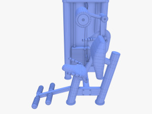 Lower back machine 3D Model