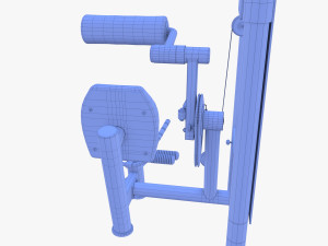 Lower back machine 3D Model