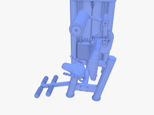 Lower back machine 3D Model